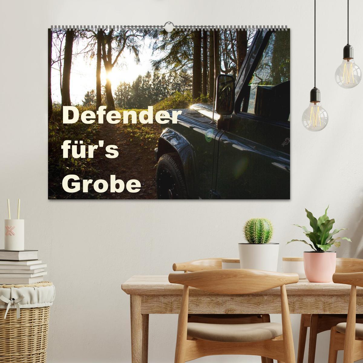 Bild: 9783435505555 | Defender für's Grobe (Wandkalender 2025 DIN A2 quer), CALVENDO...