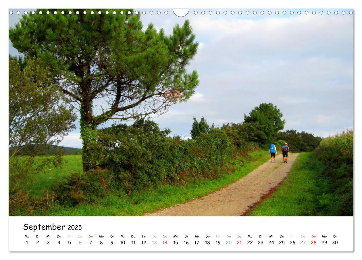 Bild: 9783435548750 | Jakobsweg - Camino Finisterre (Wandkalender 2025 DIN A3 quer),...