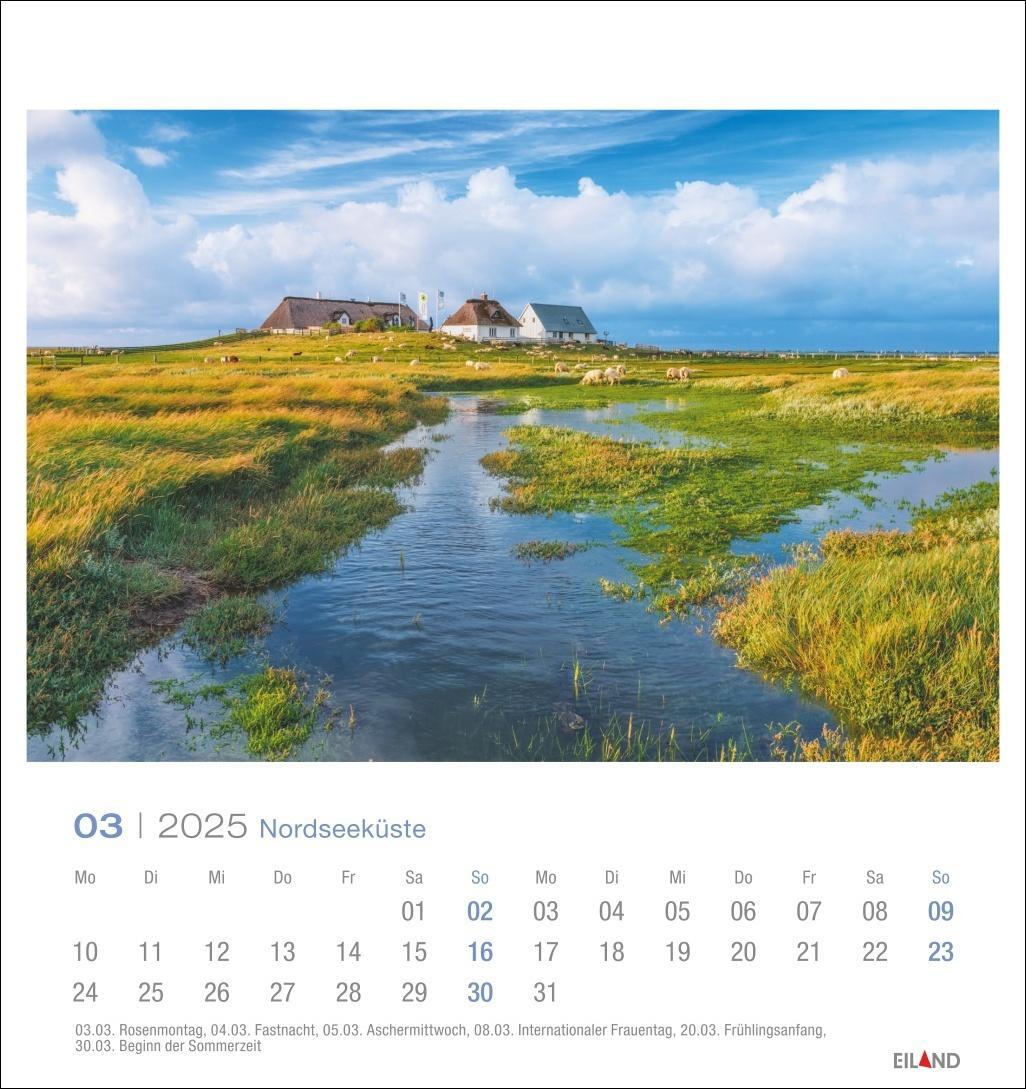 Bild: 9783964023292 | Nordseeküste Postkartenkalender 2025 - Wind und Wellen - Sand und Meer