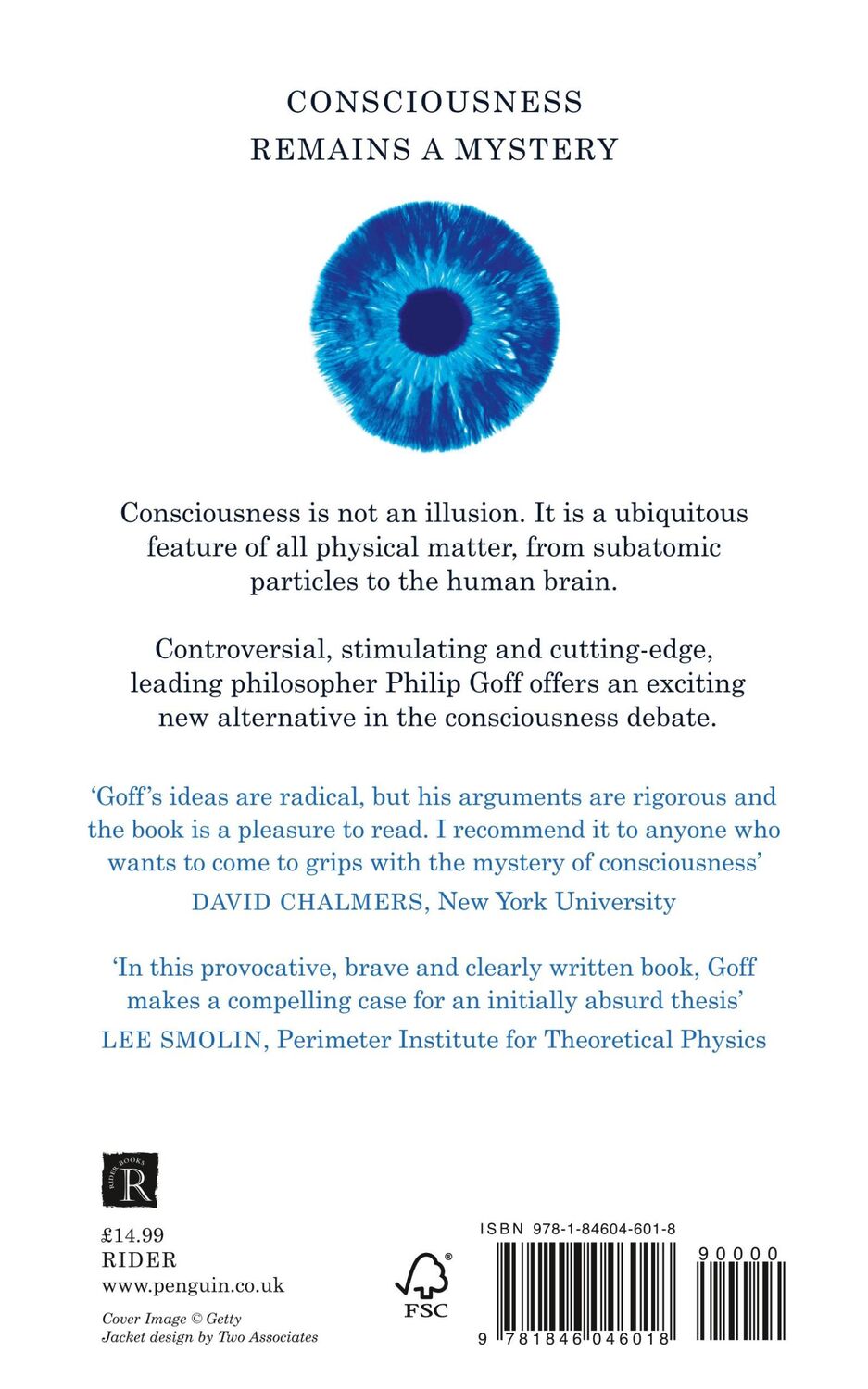 Rückseite: 9781846046018 | Galileo's Error | Foundations for a New Science of Consciousness