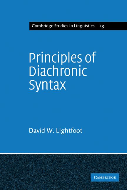 Cover: 9780521293501 | Princples Diachronic Syx | D. W. Lightfoot (u. a.) | Taschenbuch