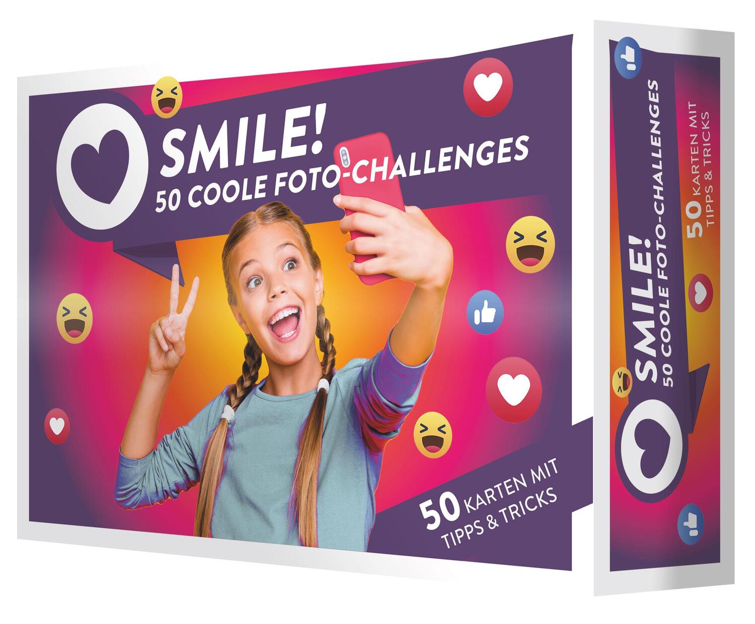 Cover: 9783849941901 | Smile! 50 coole Foto-Challenges | Petra Hoffmann (u. a.) | Taschenbuch