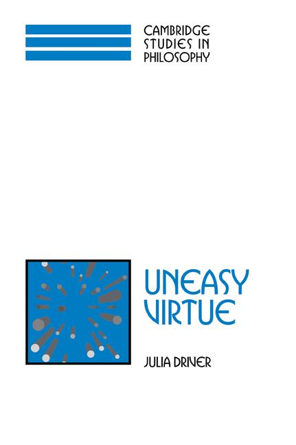 Cover: 9780521034067 | Uneasy Virtue | Julia Driver | Taschenbuch | Englisch | 2006