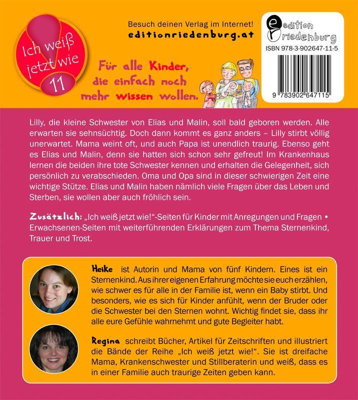 Rückseite: 9783902647115 | Lilly ist ein Sternenkind - Das Kindersachbuch zum Thema verwaiste...