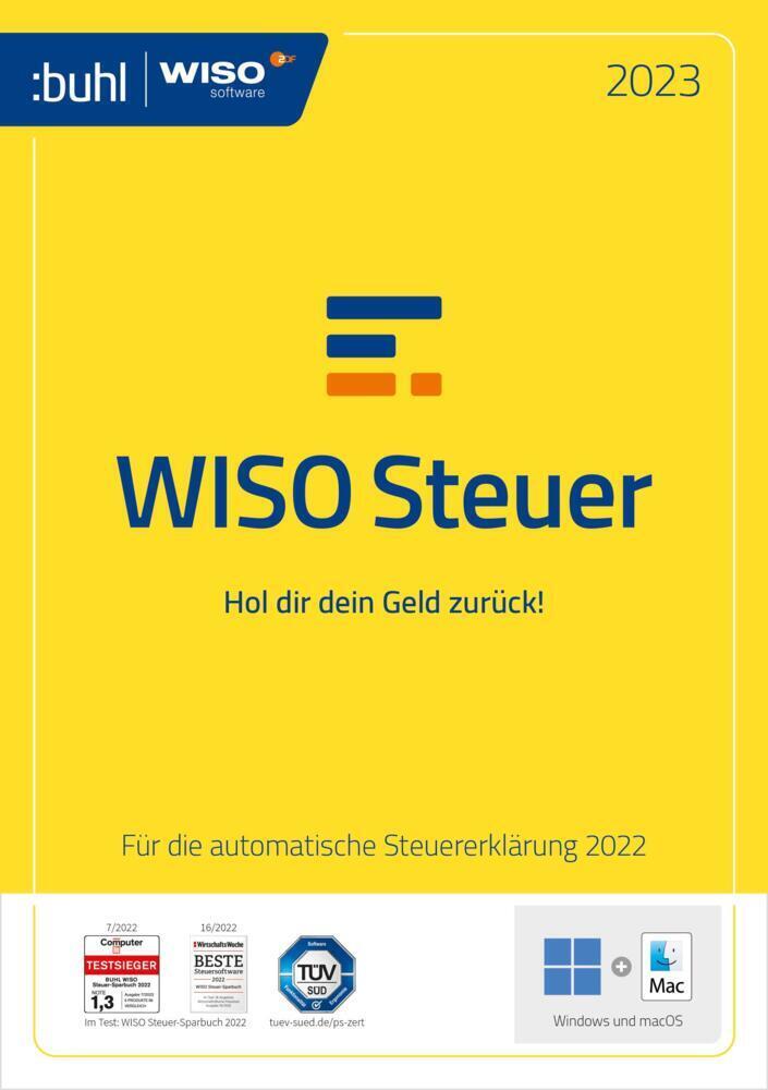 Cover: 4011282004774 | WISO Steuer 2023 | Steuererklärung 2022 automatisch gemacht | CD-ROM