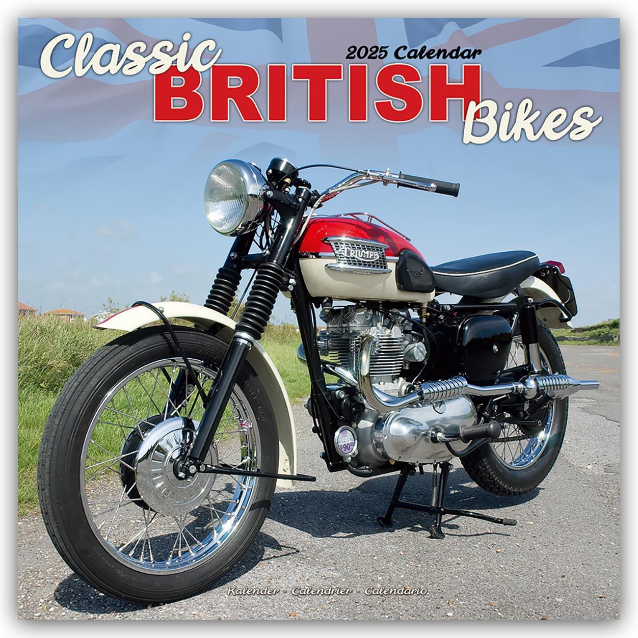 Cover: 9781804604618 | Classic British Motorbikes - Britische Motorrad-Oldtimer 2025 -...