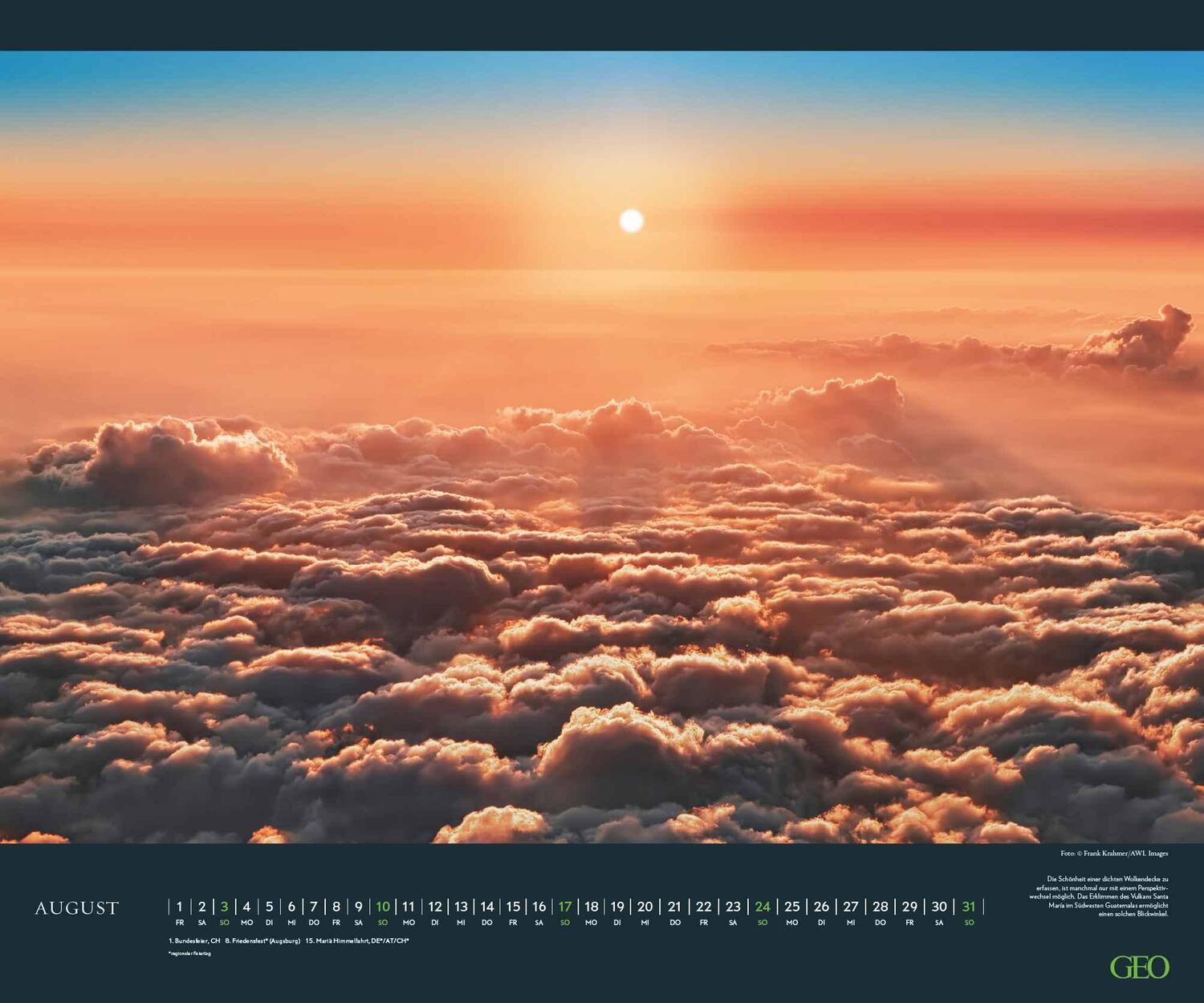 Bild: 4002725988850 | GEO Wolkenspiele 2025 - Wand-Kalender - Natur-Kalender -...