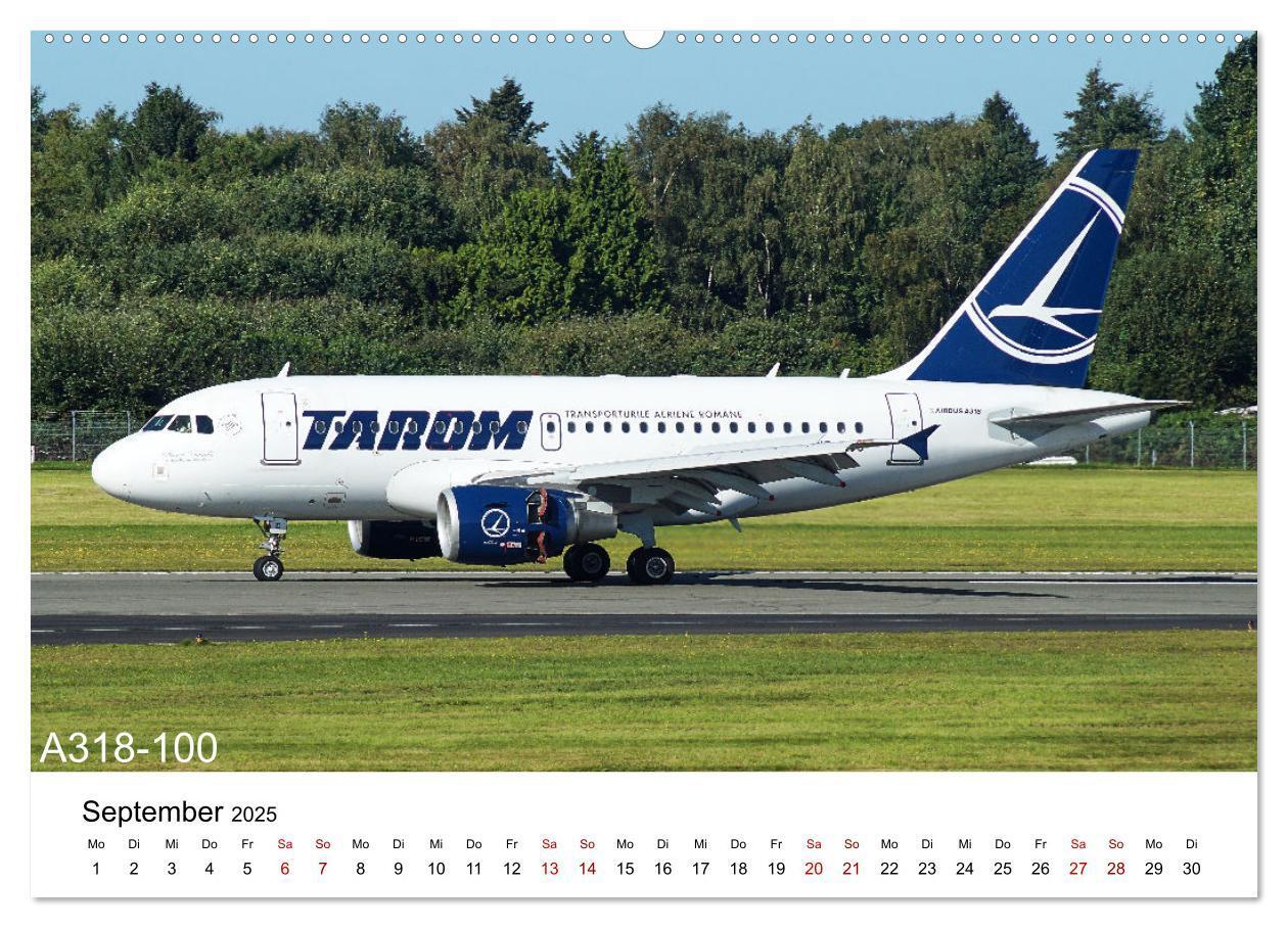 Bild: 9783383969621 | Flugzeuge von Airbus (Wandkalender 2025 DIN A2 quer), CALVENDO...