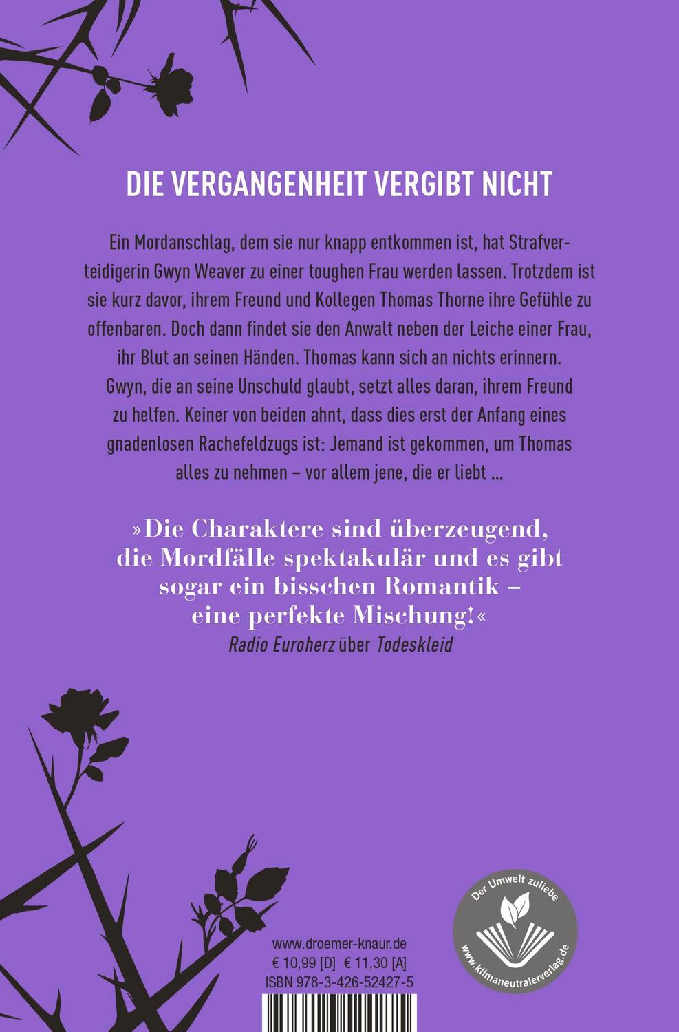 Rückseite: 9783426524275 | Todesnächte | Thriller | Karen Rose | Taschenbuch | 704 S. | Deutsch