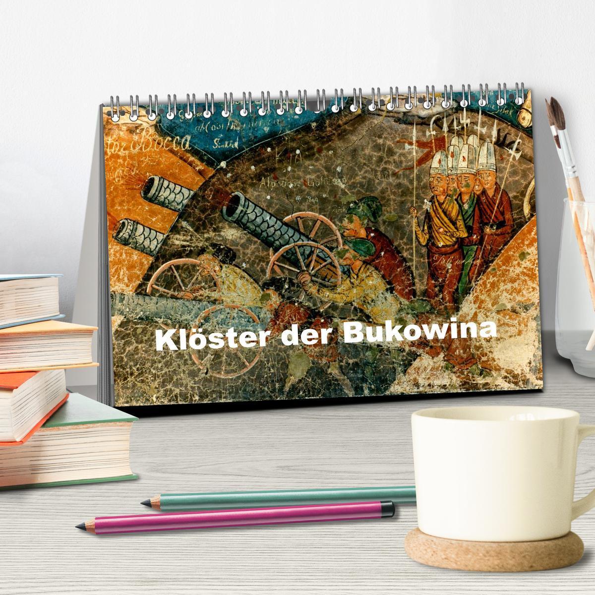 Bild: 9783435597451 | Klöster der Bukowina (Tischkalender 2025 DIN A5 quer), CALVENDO...