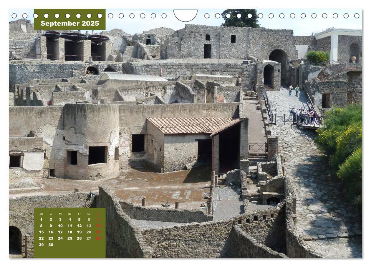 Bild: 9783435842605 | Pompeji-Kalender (Wandkalender 2025 DIN A4 quer), CALVENDO...