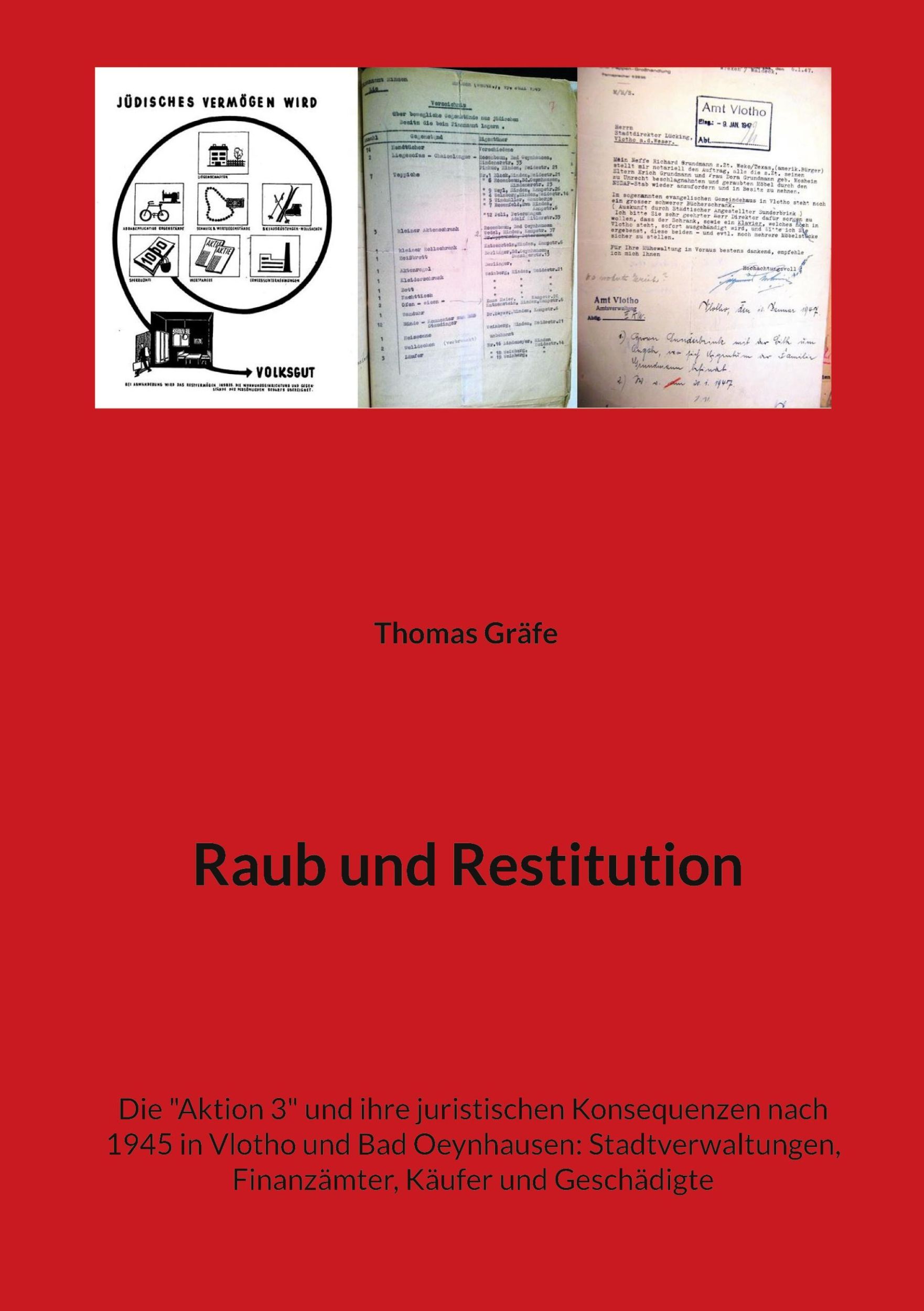 Cover: 9783759792631 | Raub und Restitution | Thomas Gräfe | Taschenbuch | Paperback | 96 S.