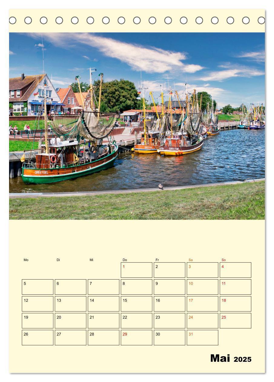 Bild: 9783435903597 | Meine geliebte Nordsee (Tischkalender 2025 DIN A5 hoch), CALVENDO...