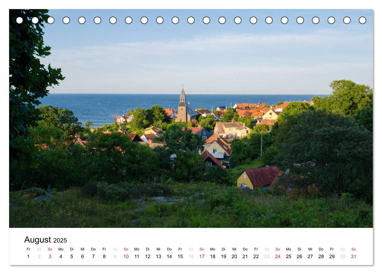 Bild: 9783435759224 | Bornholm (Tischkalender 2025 DIN A5 quer), CALVENDO Monatskalender