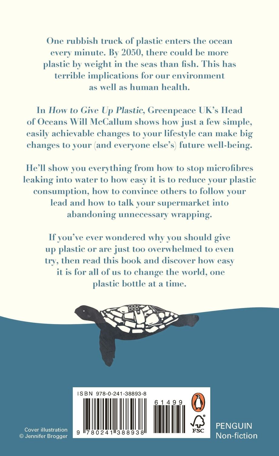 Rückseite: 9780241388938 | How to Give Up Plastic | Will McCallum | Taschenbuch | XII | Englisch