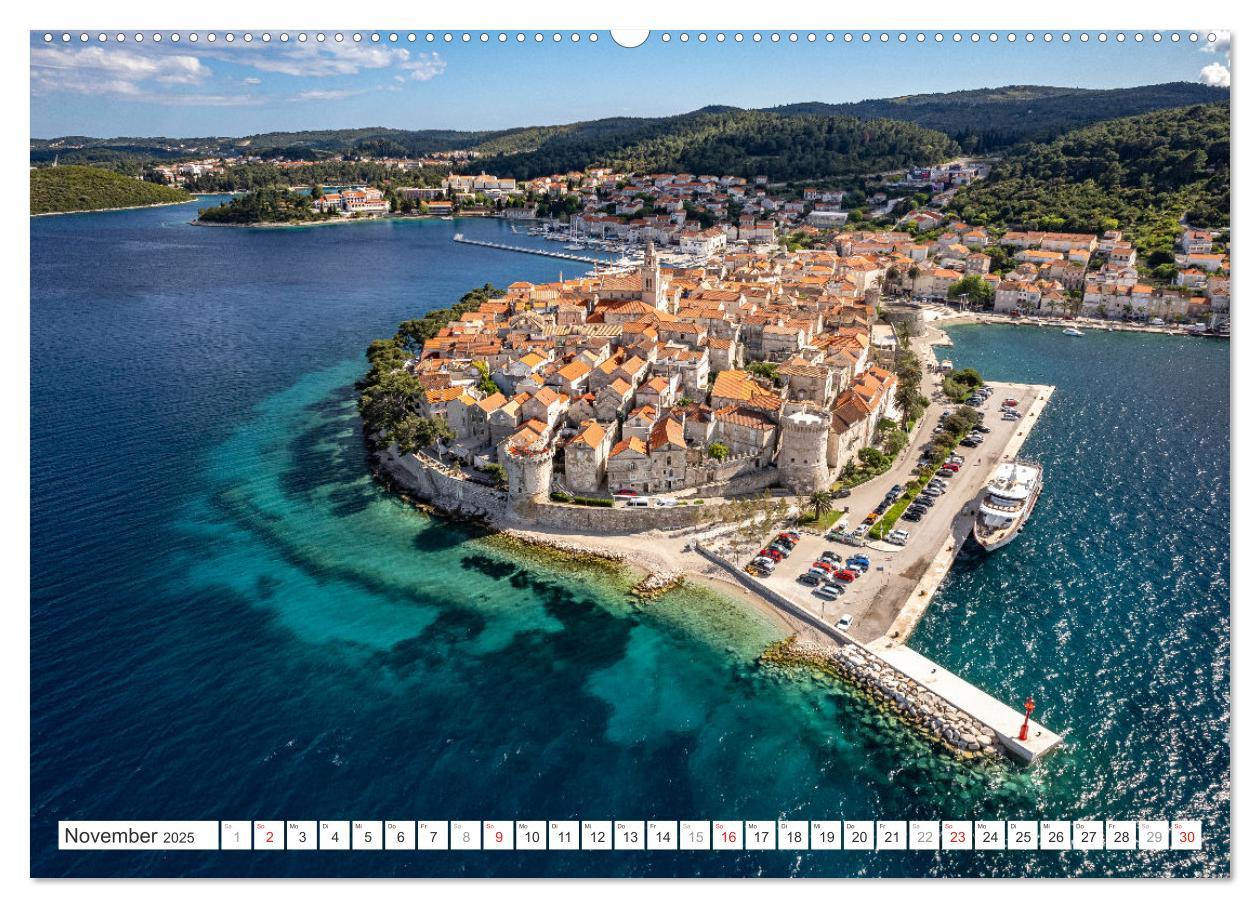 Bild: 9783457148808 | Kroatien - Korcula (Wandkalender 2025 DIN A2 quer), CALVENDO...