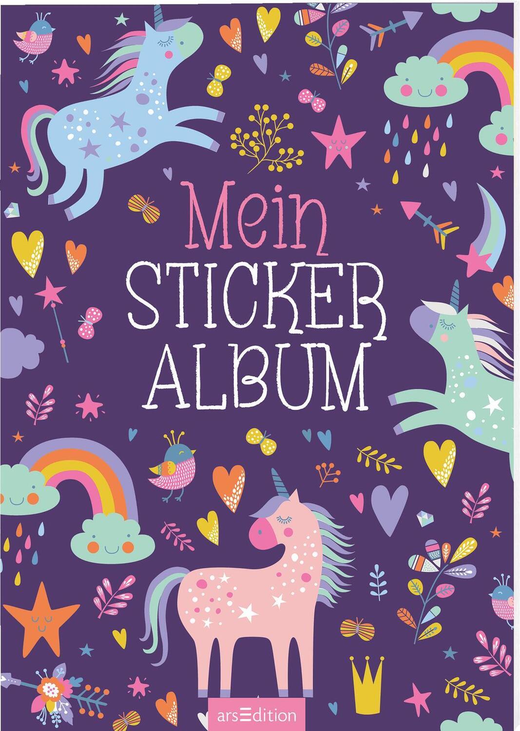 Cover: 4014489123392 | Mein Stickeralbum - Einhörner | Stück | Softcover | 24 S. | Deutsch