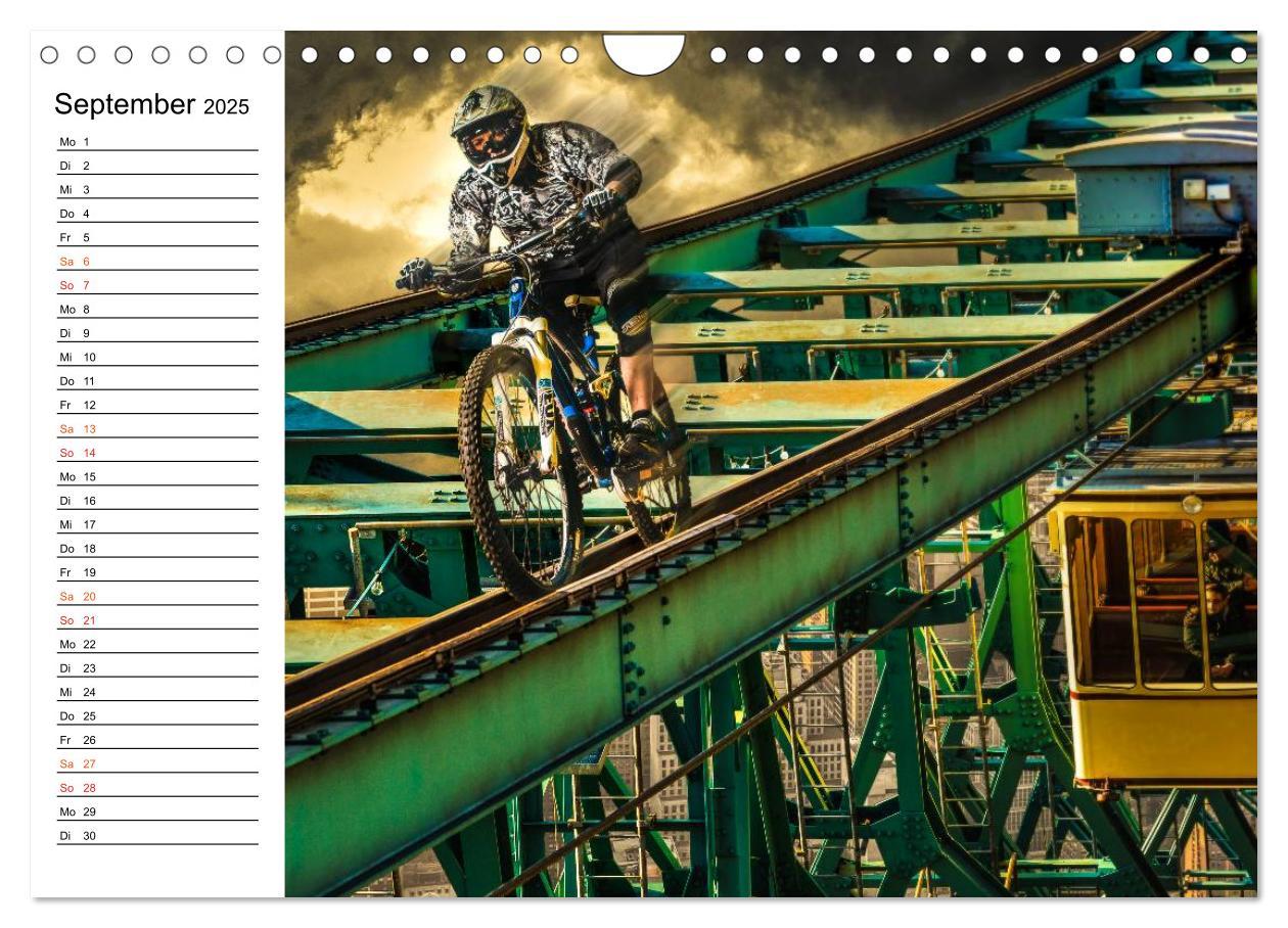 Bild: 9783435488247 | Mountainbike Trails (Wandkalender 2025 DIN A4 quer), CALVENDO...