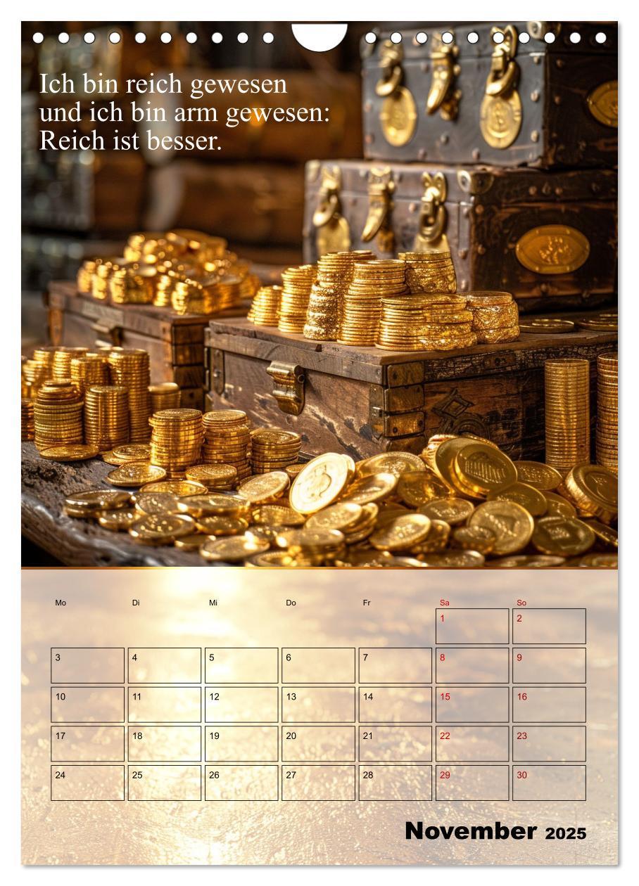 Bild: 9783435820276 | Der Geld-Anlock-Kalender (Wandkalender 2025 DIN A4 hoch), CALVENDO...