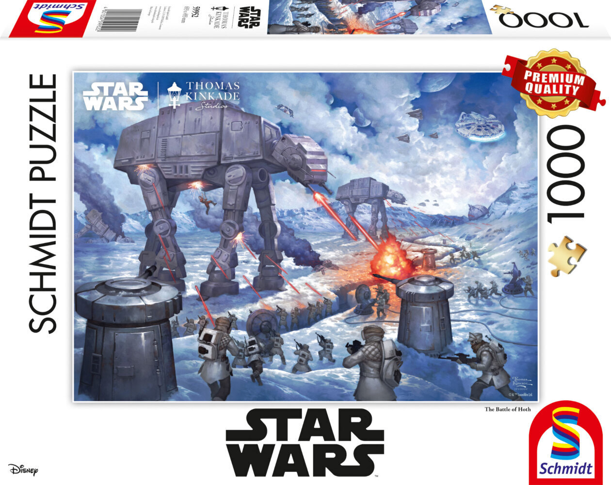 Cover: 4001504599522 | Lucas Film, Star Wars, The Battle of Hoth (Puzzle) | Spiel | 59952