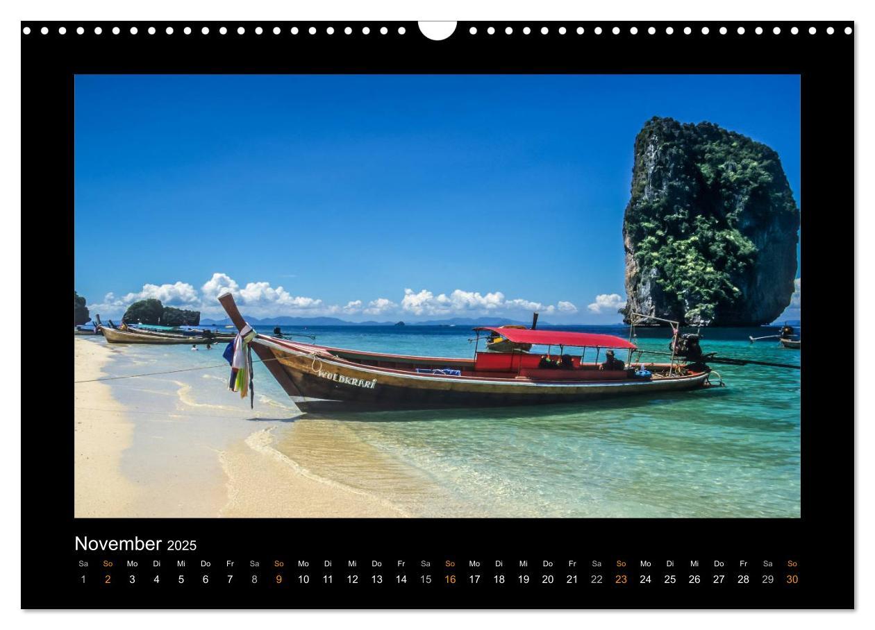 Bild: 9783435766031 | Thailand - Traumstrände und Tempel (Wandkalender 2025 DIN A3 quer),...