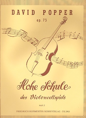 Cover: 9790203429531 | Hohe Schule des Violoncellospiels 2 | op.73 - Noten | David Popper