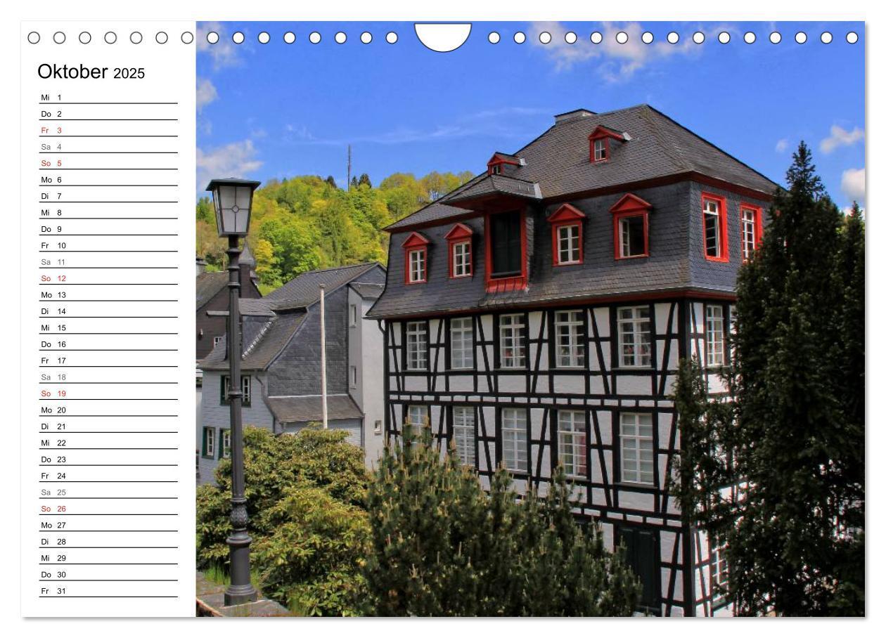 Bild: 9783435543090 | Eine Perle in der Eifel - Monschau (Wandkalender 2025 DIN A4 quer),...