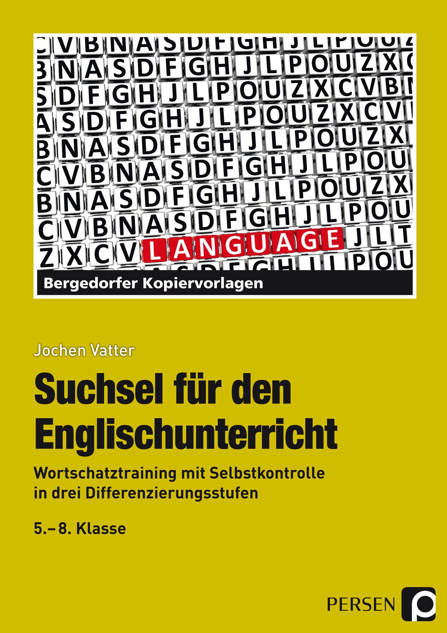 Cover: 9783403210412 | Suchsel für den Englischunterricht | Jochen Vatter | Mappe | 42 S.