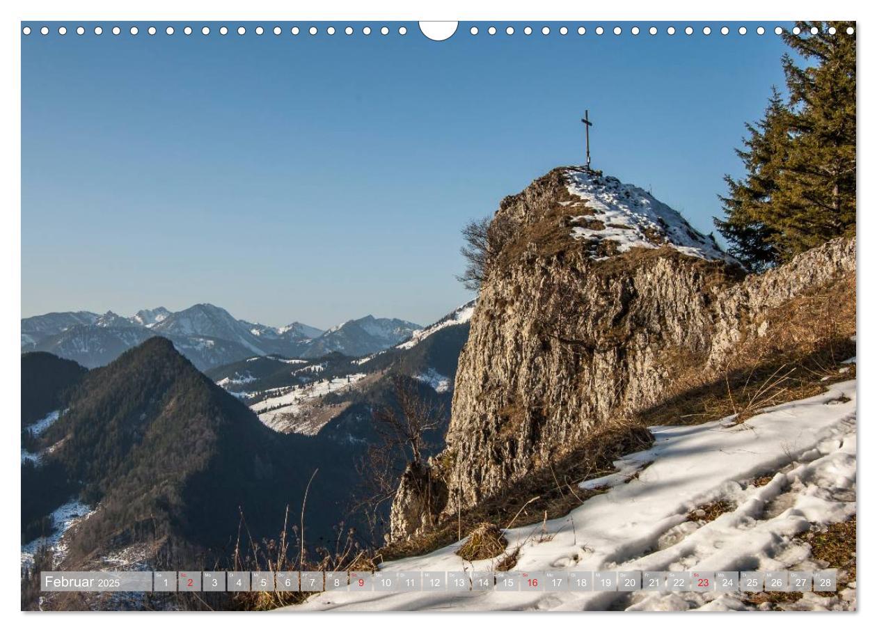 Bild: 9783435508570 | Gipfelkreuze auf bayerischen Bergen (Wandkalender 2025 DIN A3...