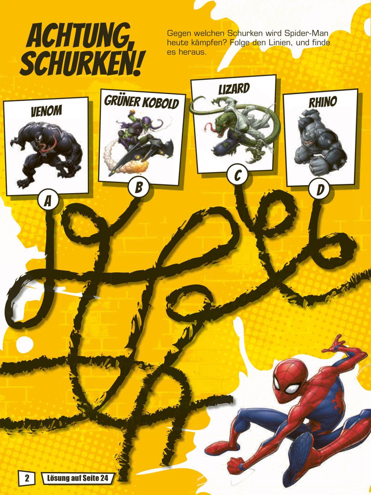 Bild: 9783845123868 | Spider-Man: Spinnenstarker Stickerspaß | Taschenbuch | MARVEL | 24 S.