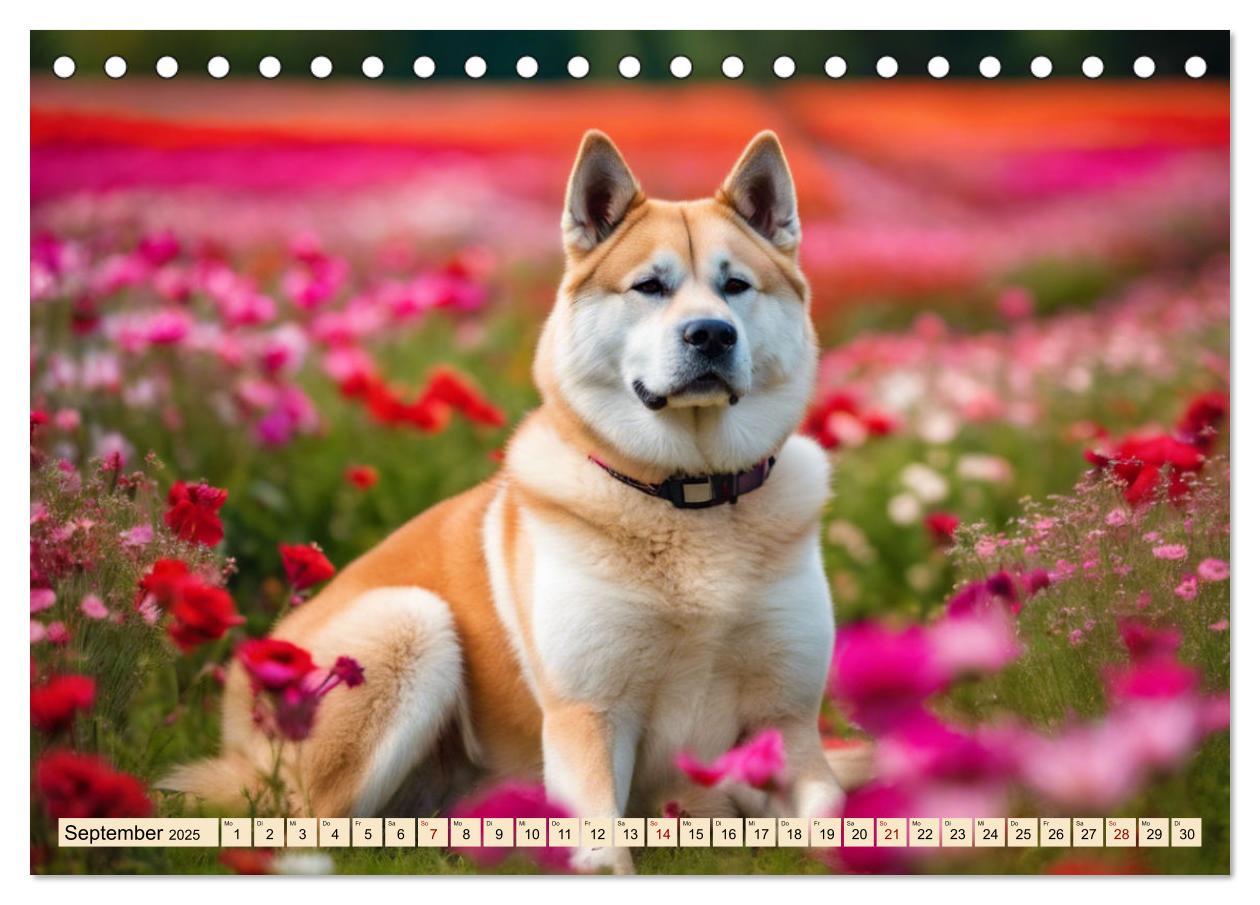 Bild: 9783457071731 | Akita Inu - Inbegriff der Treue (Tischkalender 2025 DIN A5 quer),...