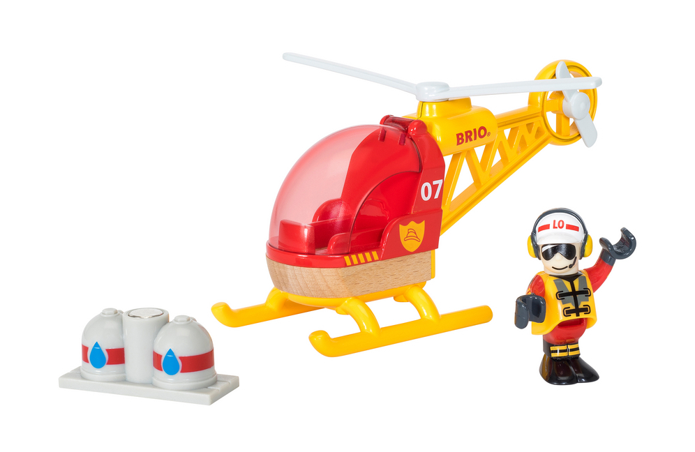 Bild: 7312350337976 | 33797 BRIO Feuerwehr-Hubschrauber | BRIO® | Stück | In Schachtel