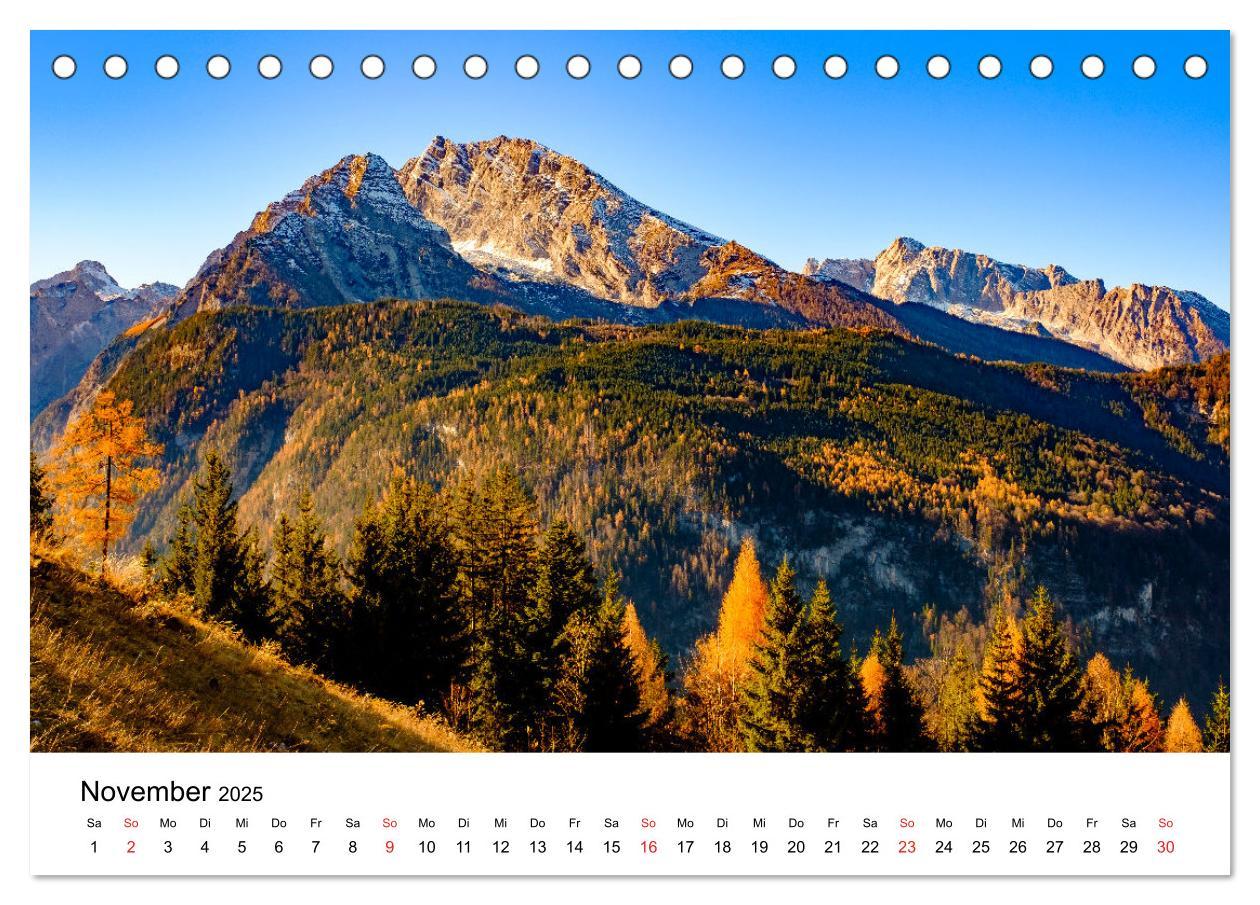 Bild: 9783435153879 | Berchtesgadener Berge im Licht (Tischkalender 2025 DIN A5 quer),...