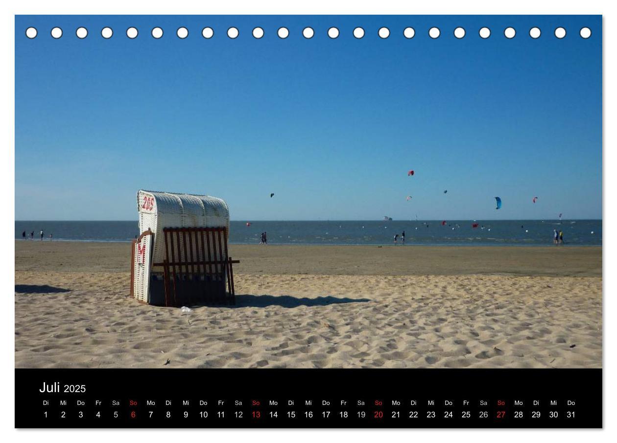 Bild: 9783435814251 | An der Nordsee (Tischkalender 2025 DIN A5 quer), CALVENDO...