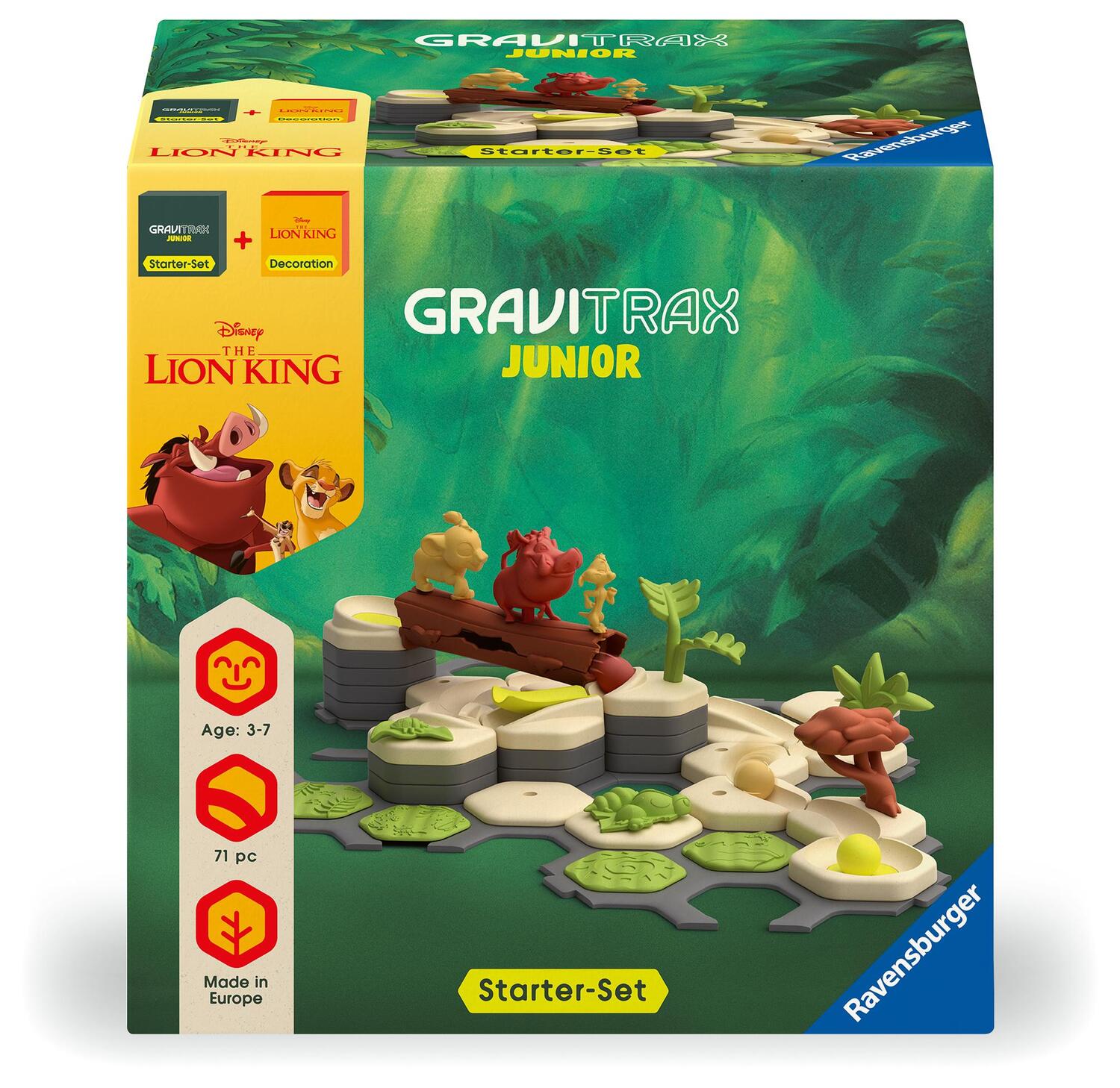 Cover: 4005556734375 | Ravensburger 73437 GraviTrax Junior Starter-Set Disney Lion King,...