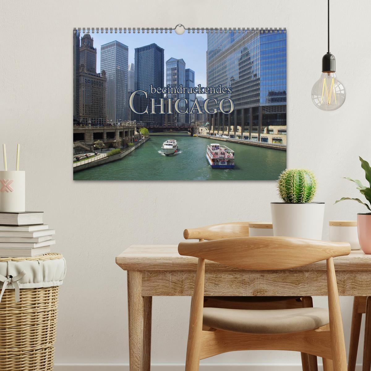 Bild: 9783435276141 | beeindruckendes Chicago (Wandkalender 2025 DIN A3 quer), CALVENDO...