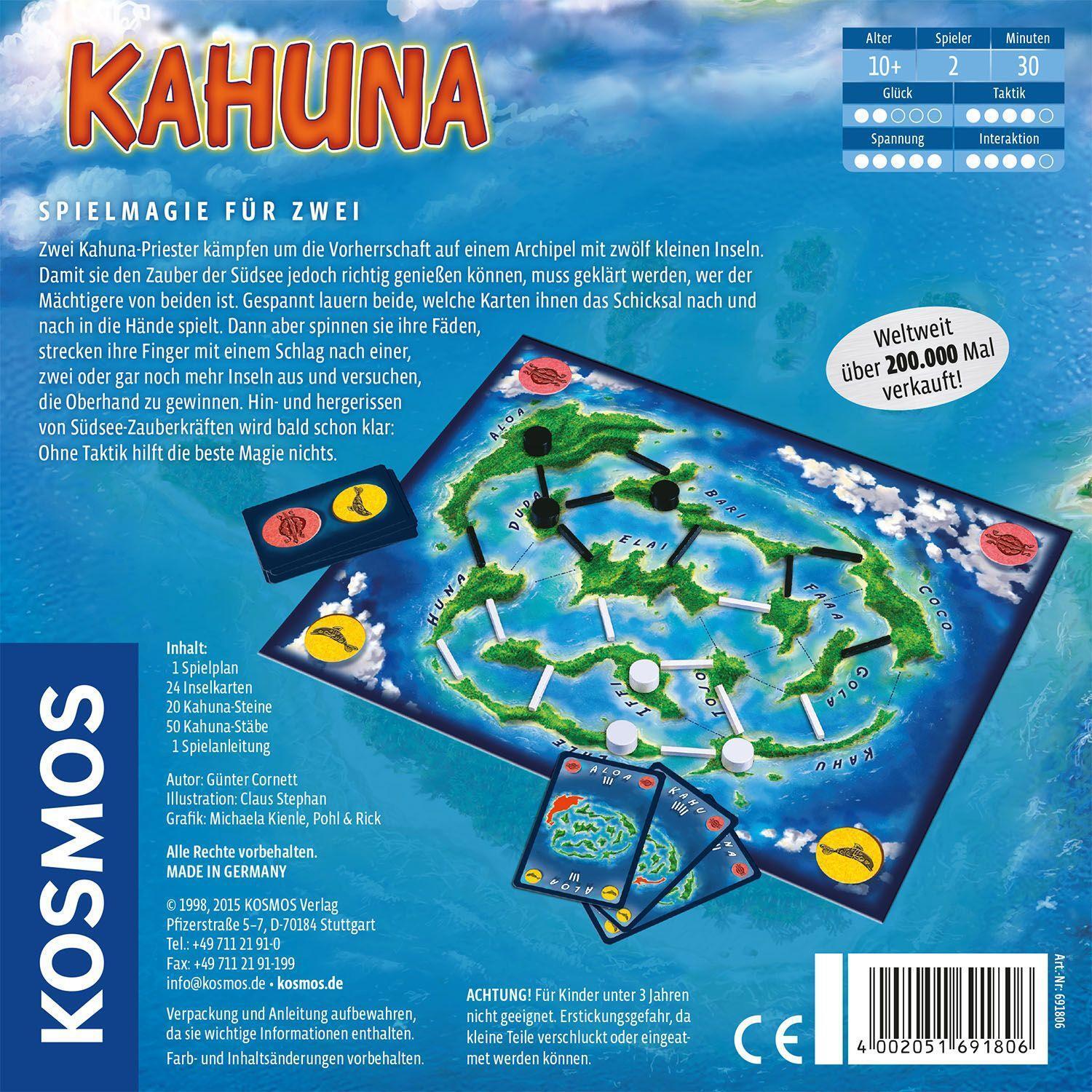 Bild: 4002051691806 | Kahuna | Klassiker für 2 Spieler | Günter Cornett | Spiel | Deutsch