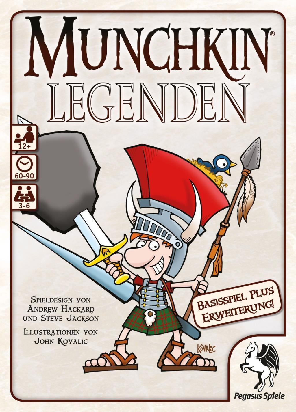 Cover: 4250231709944 | Munchkin Legenden 1+2 | Spiel | Deutsch | 2016 | Pegasus