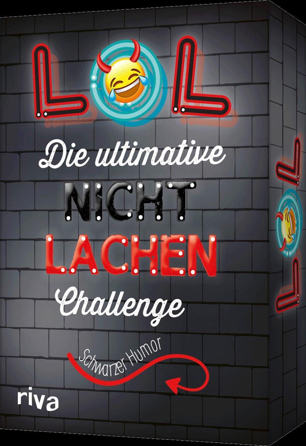 Cover: 9783742326201 | LOL - Die ultimative Nicht-lachen-Challenge - Schwarzer Humor | Box