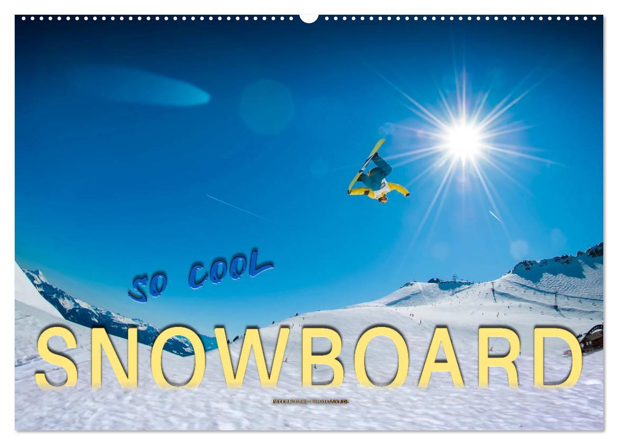 Cover: 9783435372072 | Snowboard - so cool (Wandkalender 2025 DIN A2 quer), CALVENDO...