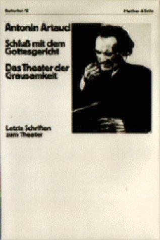 Cover: 9783882212112 | Schluß mit dem Gottesgericht. Das Theater der Grausamkeit | Artaud