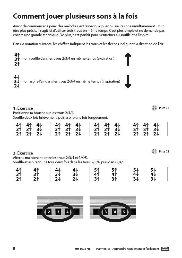 Bild: 9783866264588 | Harmonica - Apprendre rapidement et facilement + MP3-CD | Broschüre