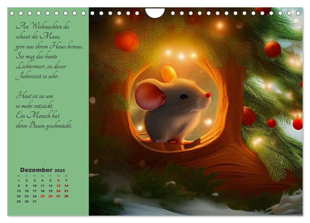 Bild: 9783383911088 | Der Maus Kalender (Wandkalender 2025 DIN A4 quer), CALVENDO...