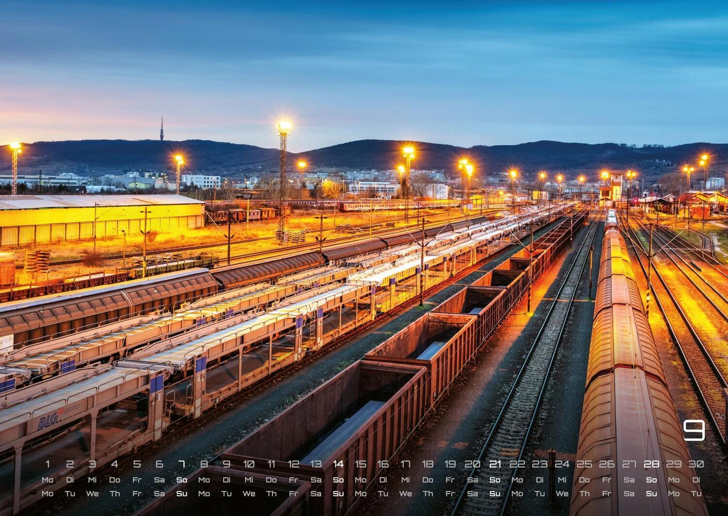 Bild: 9783986734497 | Eisenbahn - faszinierende Bahnwelt - 2025 - Kalender DIN A2 | de