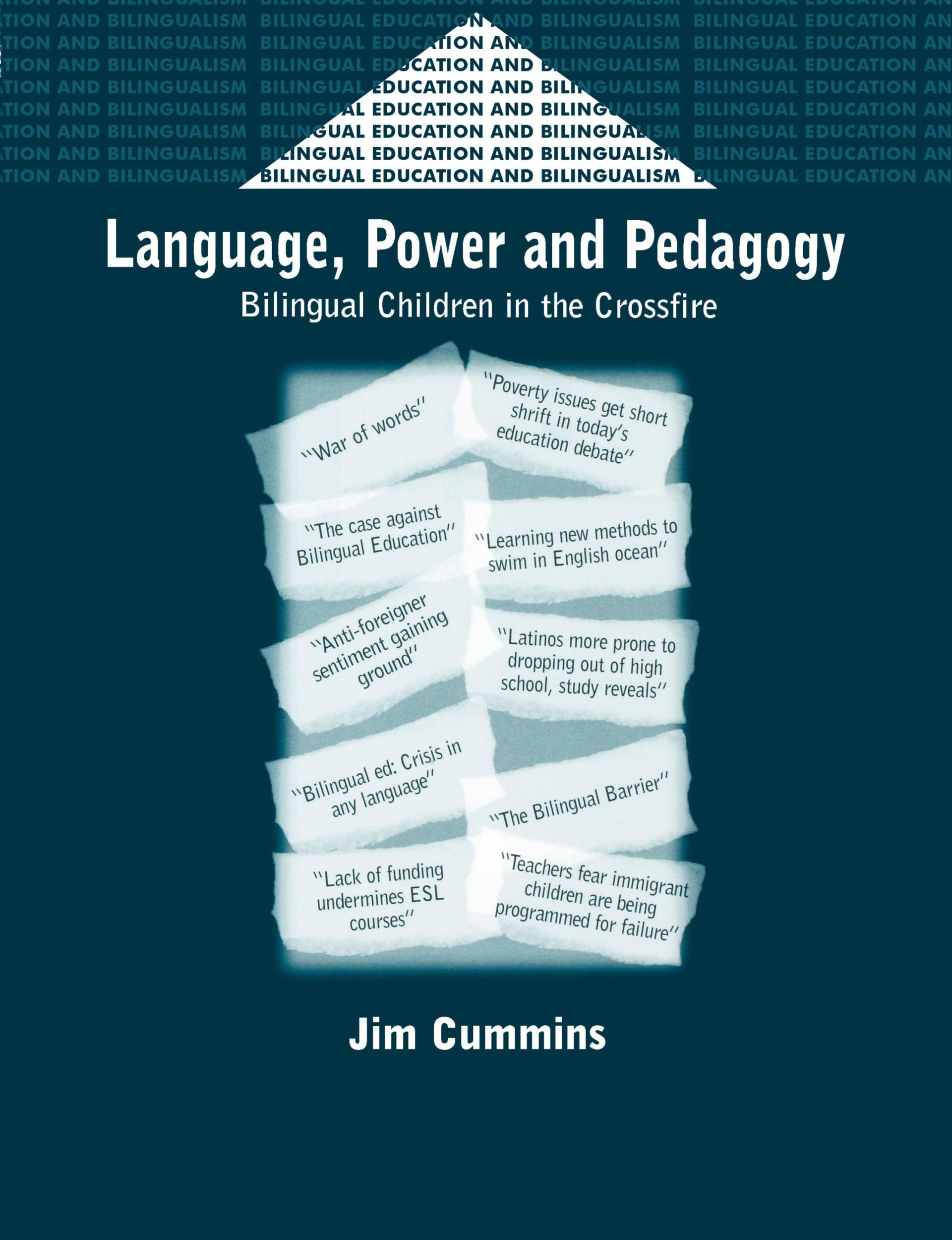 Cover: 9781853594731 | Language, Power and Pedagogy | Bilingual Children in the Crossfire