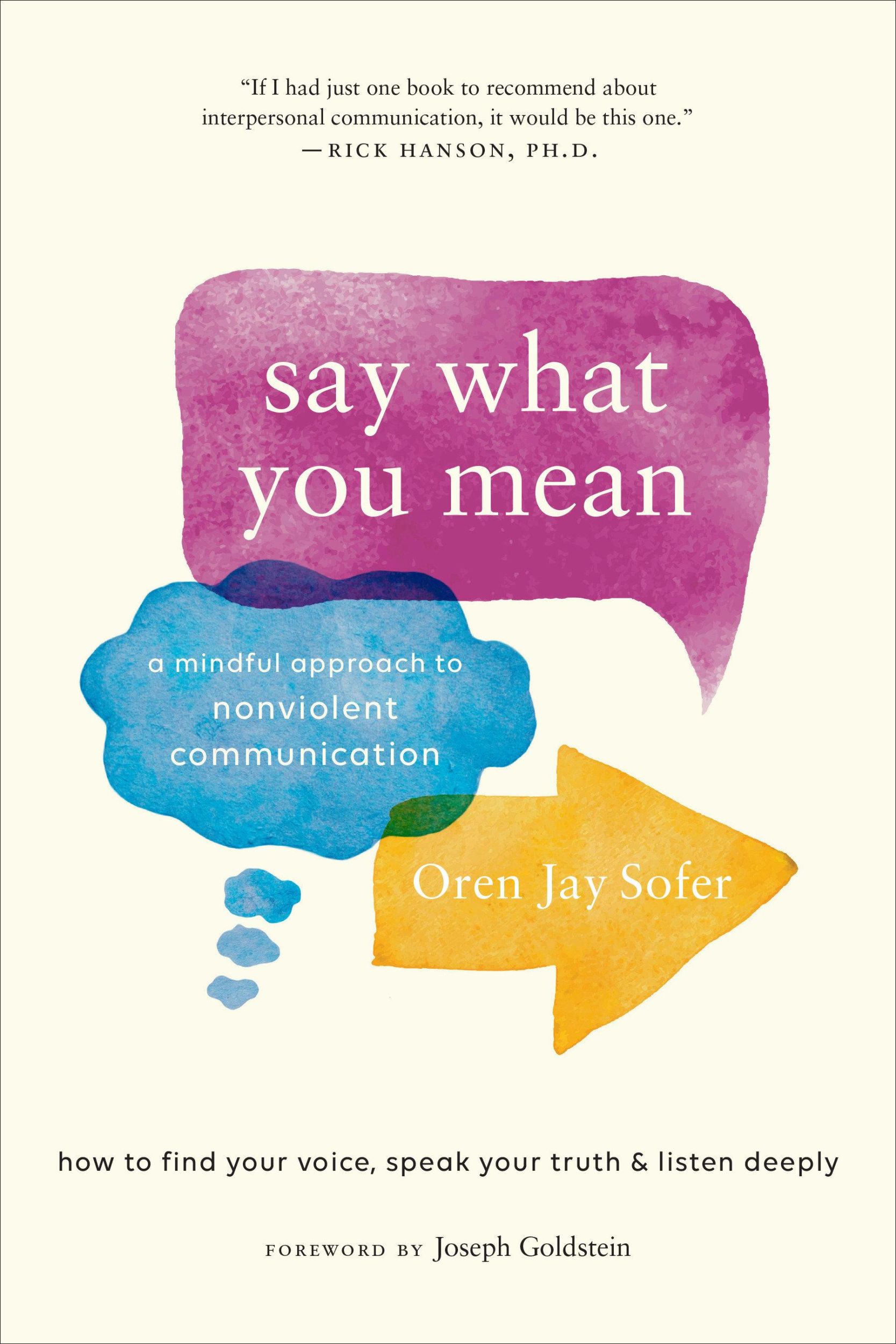 Cover: 9781611805833 | Say What You Mean | A Mindful Approach to Nonviolent Communication