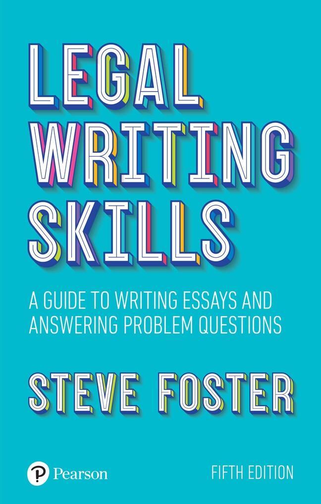 Cover: 9781292251097 | Legal Writing Skills | Steve Foster | Taschenbuch | Englisch | 2019