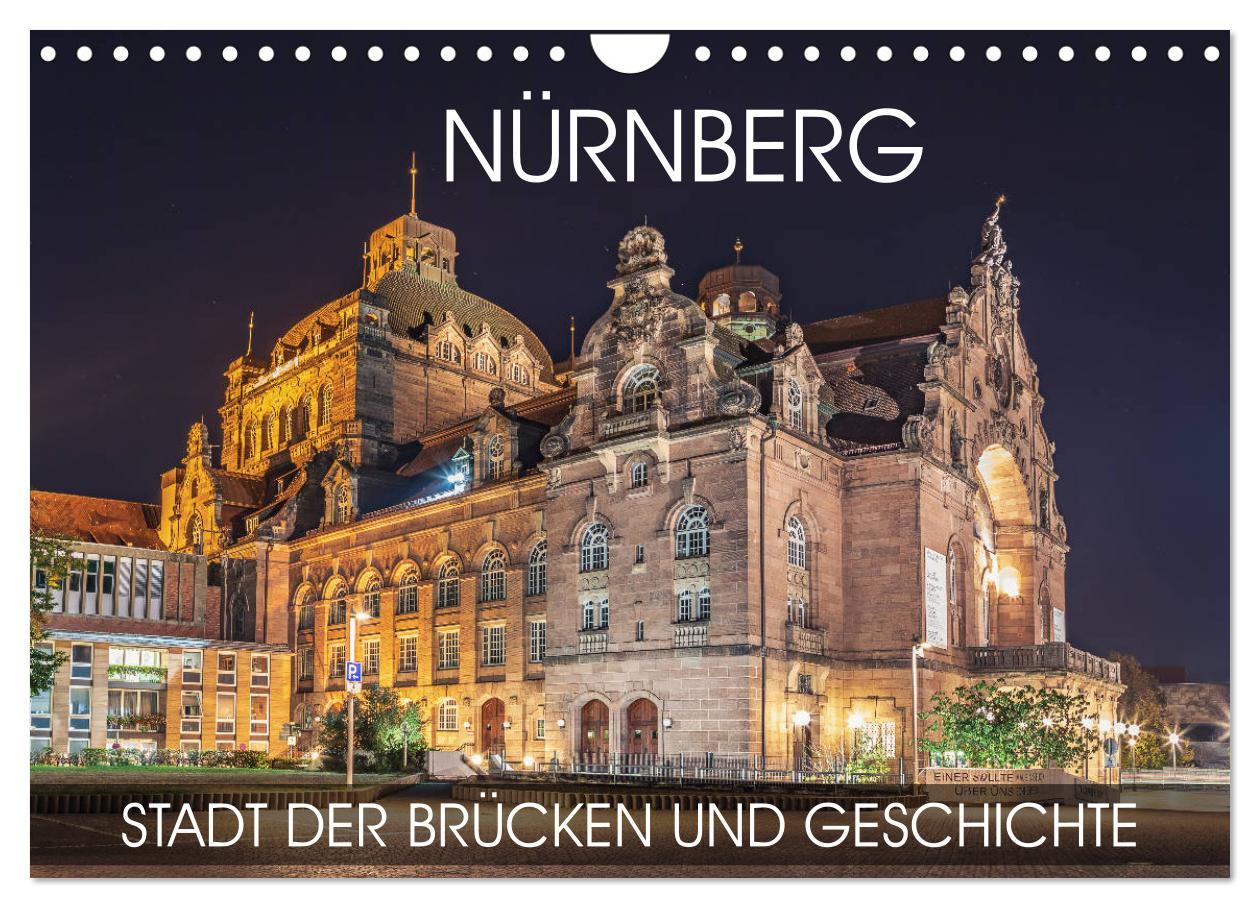 Cover: 9783435246830 | Nürnberg - Stadt der Brücken und Geschichte (Wandkalender 2025 DIN...