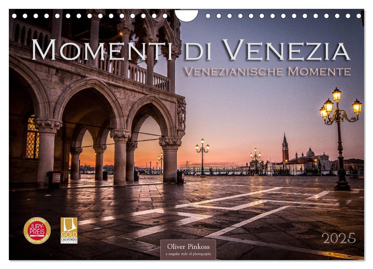 Cover: 9783435404216 | Momenti di Venezia - Venezianische Momente (Wandkalender 2025 DIN...