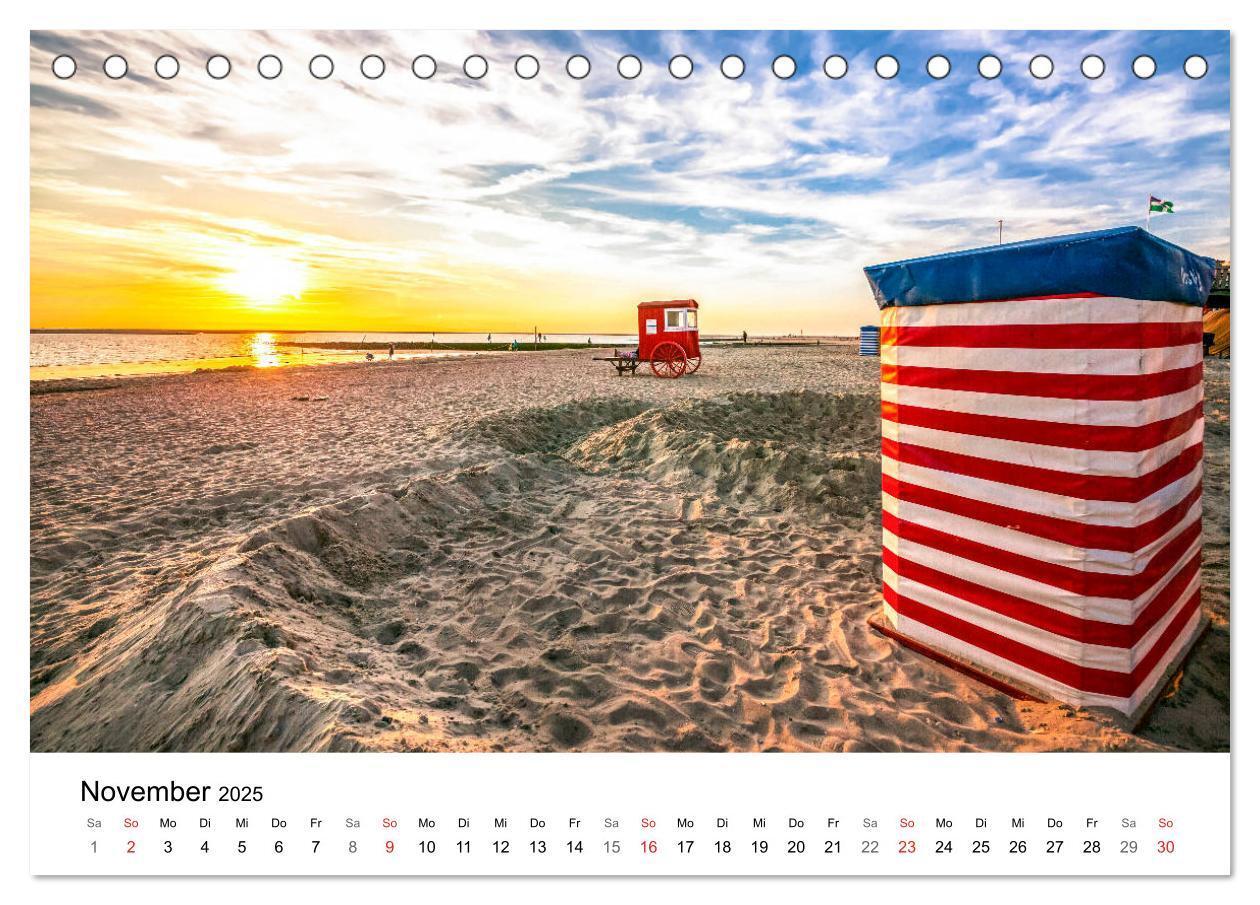 Bild: 9783435493739 | Borkum - Inselblicke (Tischkalender 2025 DIN A5 quer), CALVENDO...